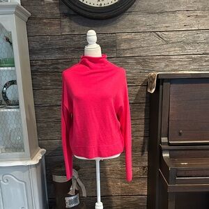Wilfred Vibrant Pink Cowl Neck Sweater with Cozy Fit